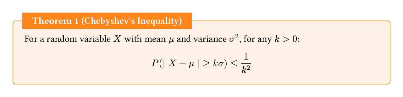 A theorem in a rounded box with an orange header.